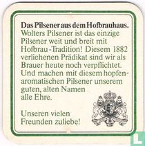 Das Pilsener aus dem Hofbrauhaus