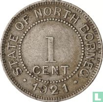 British North Borneo 1 cent 1921