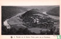 Meander van de Semois. Frahan, gezien vanuit Rochehaut
