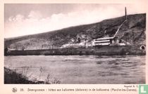 Steengroeven: hitten van kalksteen (dolomie) in de kalkovens (Marche-les-Dames)