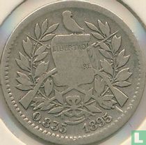 Guatemala ½ real 1895 (zonder H)