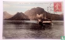Le lac d'Annecy Bateau à vapeur.