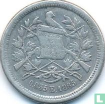 Guatemala 25 centavos 1885