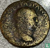 Roman Empire, AE, 69-79 AD, Vespasian, Dupondius, 71 AD