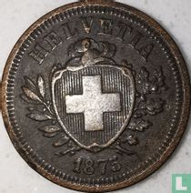 Switzerland 1 rappen 1875