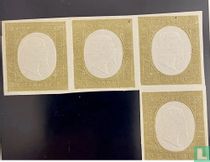 Farbprobe einer unveröffentlichten Briefmarke