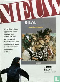 Nieuw we hebben er lang op gewacht, maar hier is ie dan: de nieuwe Bilal! Vers getekend. Koude Evenaar, een album waar je beter je wollen winterjas bij aan kunt trekken...