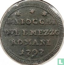 États pontificaux 2½ baiocchi 1797 (type 1)