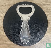 Flesopener van Sola "De Parel der Drank" Verzilverd