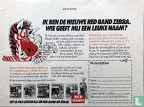 Ik ben de nieuwe Red Band zebra. Wie geeft mij een leuke naam?