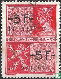 Hermes en heraldieke leeuw