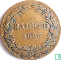 Papal States 1 baiocco 1836 (B)