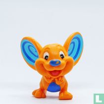 Orangefarbene Maus