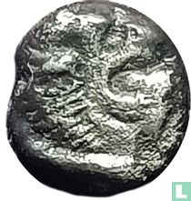 Ionië-Milete AR Tetartemorion, 420-390 BC
