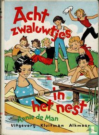 Acht zwaluwtjes in het nest