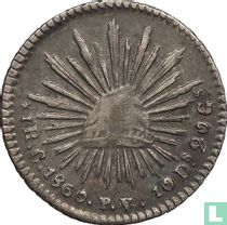 Mexico 1 real 1860 (C PV)
