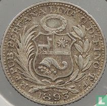 Peru ½ dinero 1893