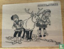 Suske en Wiske met rendier