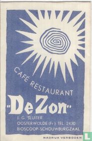 Café Restaurant "De Zon" 