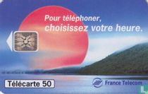 Pour téléphoner, choisissez votre heure