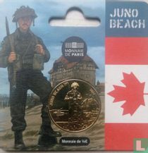 France ¼ euro 2024 (folder) "80ème anniversaire du débarquement - Juno Beach"