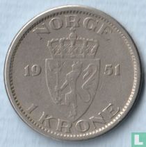 Norwegen 1 Krone 1951 (Typ 2) kaufen