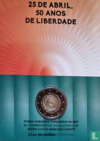 Portugal 2 euro 2024 (folder) "50 years of Carnation Revolution"