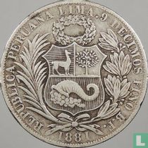 Peru 1 sol 1881