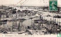 Dunkerque - vue panoramique sur le Port - bassin du Commerce