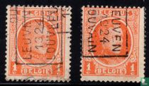 "LEUVEN 1924 LOUVAIN" 1c A+B for sale