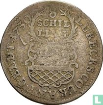 Lübeck 8 Schilling 1730