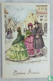 Bonne année "scéne urbaine"