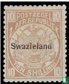 Stamps Transvaal with overprint