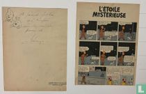 Tintin Dédicace L'Étoile Mystérieuse