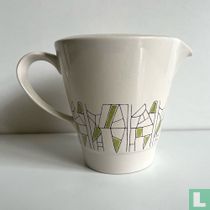 Jubilant milk jug - green decor 500