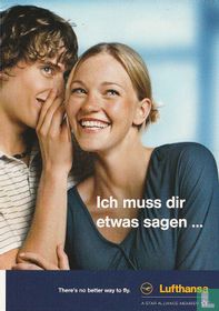 Lufthansa "Ich muss dir etwas sagen..."