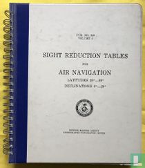 Sight reduction tables for air navigation volume 3