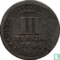 Paderborn 3 pfenning 1743