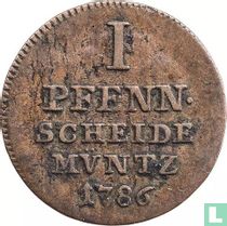 Paderborn 1 pfennig 1786