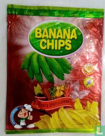 Banana chips hot spicy flavour.