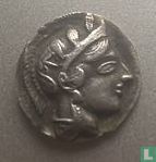 Antikes Griechenland-Athena-Tetradrachm. Attik. Eule AQElijf