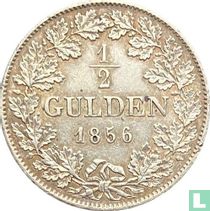 Nassau ½ gulden 1856