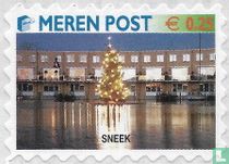 Duinterp met kerstboom in Sneek