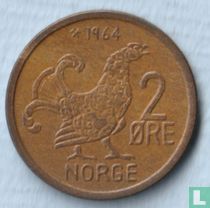 Noorwegen 2 øre 1964 kopen