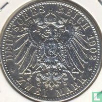 Baden 2 mark 1902 (type 2)