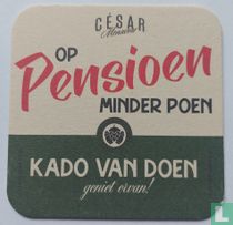 Op pensioen minder poen