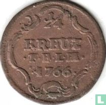 Baden ¼ kreuzer 1766