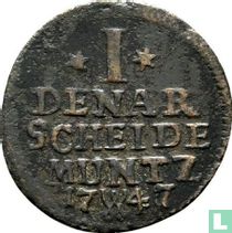 Schlesien 1 Denar 1747