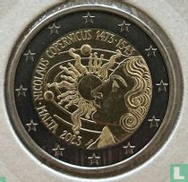 Malte 2 euro 2023 "550th anniversary Birth of Nicolaus Copernicus"