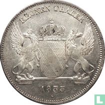 Baden 1 kronenthaler 1833 (with star)